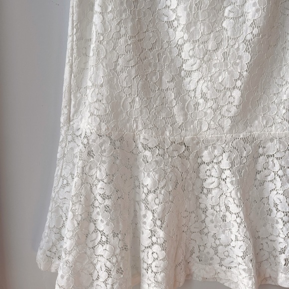 Another Story Trapeze MIDI Lace Trim Skirt - Picture 2 of 8